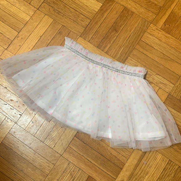 Garanimals Other - Garanimals white polka dot tulle skirt Size 0-3 months